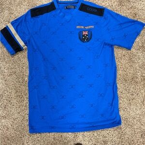 COOGI Royal Blue Short Sleeve Tee with Black Accents